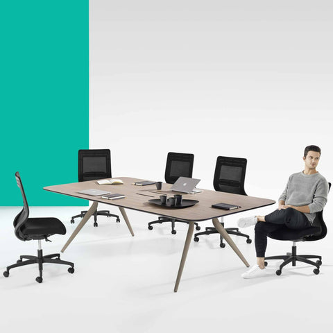 Eona Rectangular Modular Boardroom Table Systems